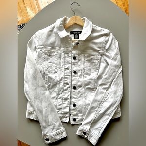White Calvin Klein Jean Jacket | Womens Size M